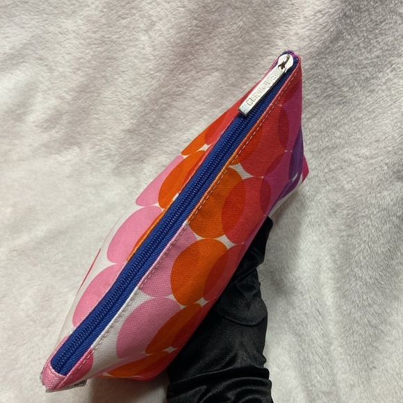 Clinique Pink and Orange Cosmetic Bag - Picture 6 of 12